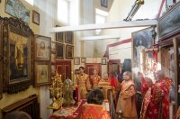 Преосвященнейший Стефан возглавил Божественную литургию в храме Преображения Господня г. Чечерск