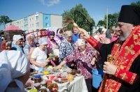 Преосвященнейший Стефан возглавил Божественную литургию в храме Преображения Господня г. Чечерск