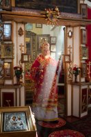 Преосвященнейший Стефан возглавил Божественную литургию в храме Преображения Господня г. Чечерск