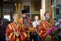 Преосвященнейший Стефан возглавил Божественную литургию в храме Преображения Господня г. Чечерск