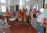 Паломническая поездка для инвалидов по зрению, членов товарищества БелТИЗ, в Свято-Екатерининскую церковь в деревне Гадичево Гомельского благочиния.