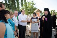 Преосвященнейший Стефан возглавил Божественную литургию в храме Преображения Господня г. Чечерск