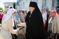 Преосвященнейший Стефан возглавил божественную литургию в храме в честь святого благоверного князя Александра Невского г.Рогачев.