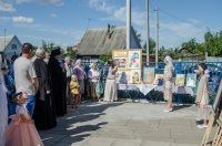 Преосвященнейший Стефан возглавил божественную литургию в храме в честь святого благоверного князя Александра Невского г.Рогачев.