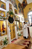 Всенощное бдение в канун праздника Преображения Господня. Всенощное бдение в канун праздника Преображения Господня.