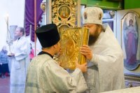 Преосвященнейший Стефан возглавил Божественную литургию в Свято-никольском монастыре г.Гомеля. Преосвященнейший Стефан возглавил Божественную литургию в Свято-никольском монастыре г.Гомеля.