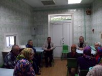 Благочинный Буда-Кошелевского округа протоиерей Сергий Пешко посетил больницу сестринского ухода в д. Рогинь. Благочинный Буда-Кошелевского округа протоиерей Сергий Пешко посетил больницу сестринского ухода в д. Рогинь.