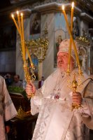 Божественная литургия в Свято-Петро-Павловском кафедральном соборе города Гомеля