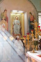 Божественная литургия в Свято-Петро-Павловском кафедральном соборе города Гомеля