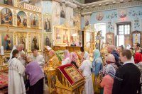 Божественная литургия в Свято-Петро-Павловском кафедральном соборе города Гомеля