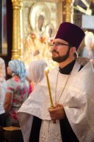 Вечернее богослужение в Свято-Петро-Павловском кафедральном соборе города Гомеля