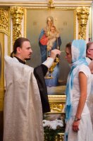 Вечернее богослужение с чтением Акафиста Пресвятой Богородице нараспев