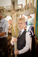 Преосвященнейший Стефан возглавил чин освящения храма Успения Пресвятой Богородицы д.Жгунь