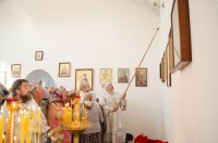 Преосвященнейший Стефан возглавил чин освящения храма Успения Пресвятой Богородицы д.Жгунь