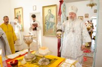 Преосвященнейший Стефан возглавил чин освящения храма Успения Пресвятой Богородицы д.Жгунь
