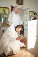 Преосвященнейший Стефан возглавил чин освящения храма Успения Пресвятой Богородицы д.Жгунь