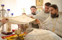 Преосвященнейший Стефан возглавил чин освящения храма Успения Пресвятой Богородицы д.Жгунь