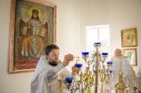Преосвященнейший Стефан возглавил чин освящения храма Успения Пресвятой Богородицы д.Жгунь