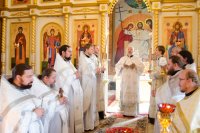 Божественная литургия в день воспоминания чуда Архистратига Михаила, бывшего в Хонех Божественная литургия в день воспоминания чуда Архистратига Михаила, бывшего в Хонех