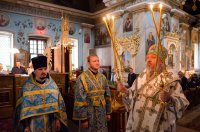 Божественная литургия в Свято-Петро-Павловском кафедральном соборе г.Гомеля