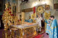 Божественная литургия в Свято-Петро-Павловском кафедральном соборе г.Гомеля