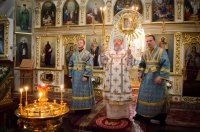 Божественная литургия в Свято-Петро-Павловском кафедральном соборе г.Гомеля