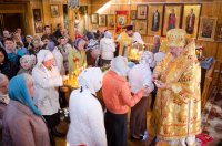 Преосвященнейший Стефан возглавил Божественную литургию в храме иконы Божией Матери "Тихвинская" д. Ченки. Преосвященнейший Стефан возглавил Божественную литургию в храме иконы Божией Матери "Тихвинская" д. Ченки.