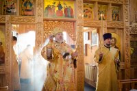 Преосвященнейший Стефан возглавил Божественную литургию в храме иконы Божией Матери "Тихвинская" д. Ченки. Преосвященнейший Стефан возглавил Божественную литургию в храме иконы Божией Матери "Тихвинская" д. Ченки.