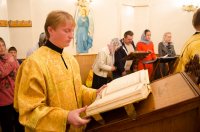 Божественная литургия в Свято-Петро-Павловском кафедральном соборе г.Гомеля