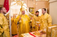 Божественная литургия в Свято-Петро-Павловском кафедральном соборе г.Гомеля