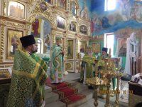 Божественная литургия в храме св.прп.Сергия Радонежского