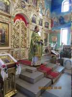 Божественная литургия в храме св.прп.Сергия Радонежского