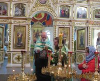 Божественная литургия в храме св.прп.Сергия Радонежского