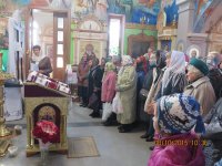 Божественная литургия в храме св.прп.Сергия Радонежского