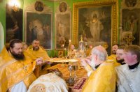 Божественная литургия в день памяти апостола от 70-ти Аристарха