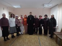 Состоялись встречи священнослужителя с пожилыми людьми на базе учреждения «Центр социального обслуживания населения Центрального района г.Гомеля»