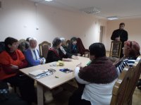 Состоялись встречи священнослужителя с пожилыми людьми на базе учреждения «Центр социального обслуживания населения Центрального района г.Гомеля»