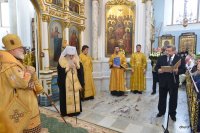В Минске продолжились торжества по случаю 50-летия архиерейской хиротонии митрополита Филарета, Почетного Патриаршего Экзарха всея Беларуси В Минске продолжились торжества по случаю 50-летия архиерейской хиротонии митрополита Филарета, Почетного Патриаршего Экзарха всея Беларуси