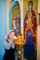 Божественная литургия в день празднования иконы Божией Матери "Спорительница хлебов"