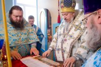 Божественная литургия в день празднования иконы Божией Матери "Спорительница хлебов"