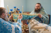 Божественная литургия в день празднования иконы Божией Матери "Спорительница хлебов"