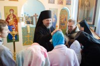 Божественная литургия в день празднования иконы Божией Матери "Спорительница хлебов"