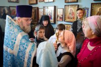 Божественная литургия в день празднования иконы Божией Матери "Спорительница хлебов"