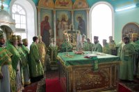 Божественная литургия в день прославления преподобного Феофана Рыхловского