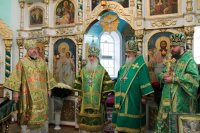 Божественная литургия в день прославления преподобного Феофана Рыхловского