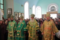 Божественная литургия в день прославления преподобного Феофана Рыхловского