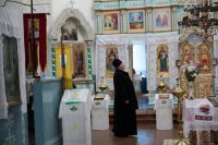 Божественная литургия в день прославления преподобного Феофана Рыхловского