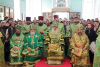 Божественная литургия в день прославления преподобного Феофана Рыхловского
