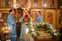 Всенощное бдение в канун праздника иконы Божией Матери "Всех скорбящих Радость"