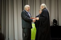 Преосвященный Стефан в Торжественном вечере, посвящённом 25-летию Гомельскому государственному медицинскому университету